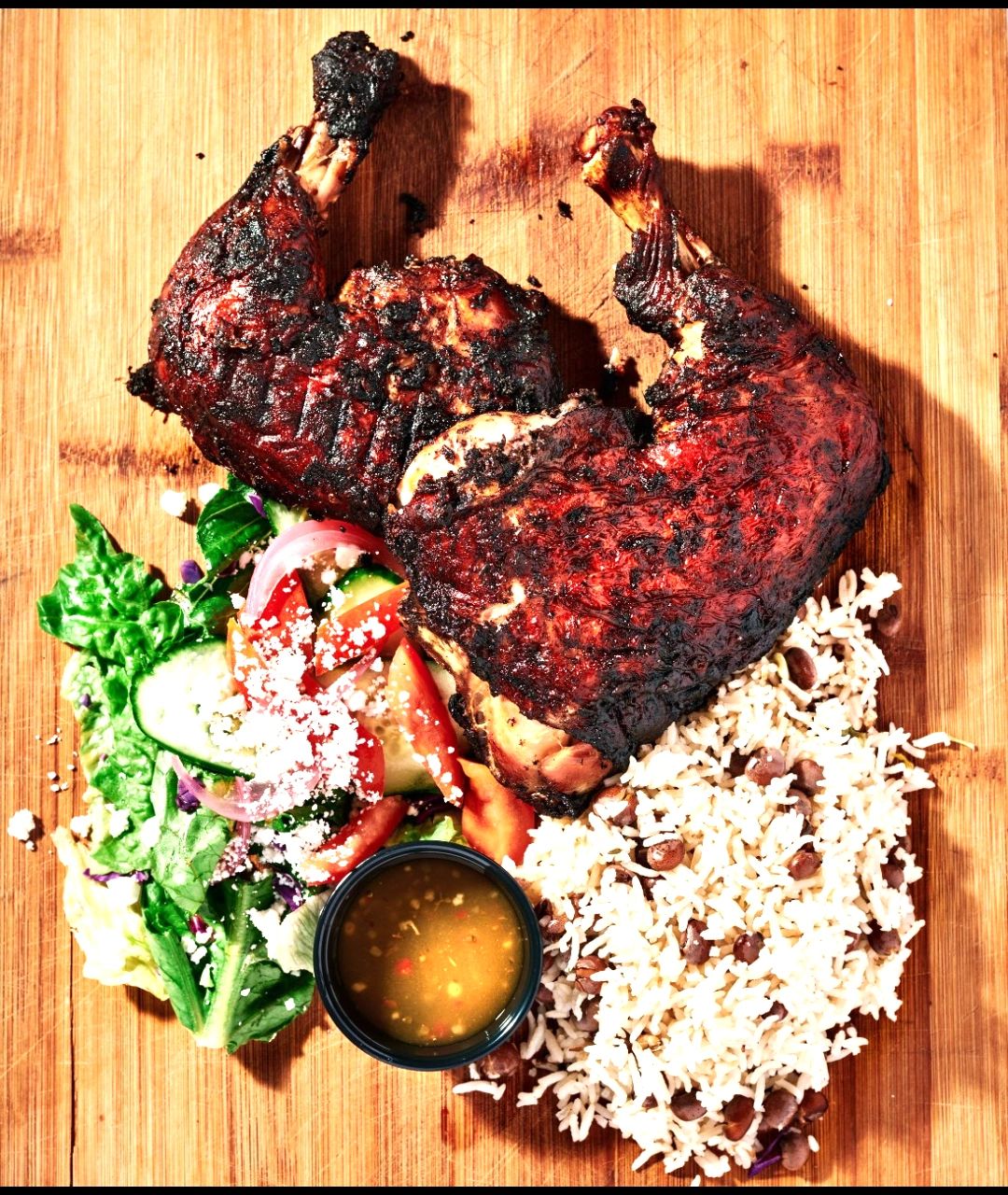 Jerk Chicken Meal Pic By Professional  Favo 